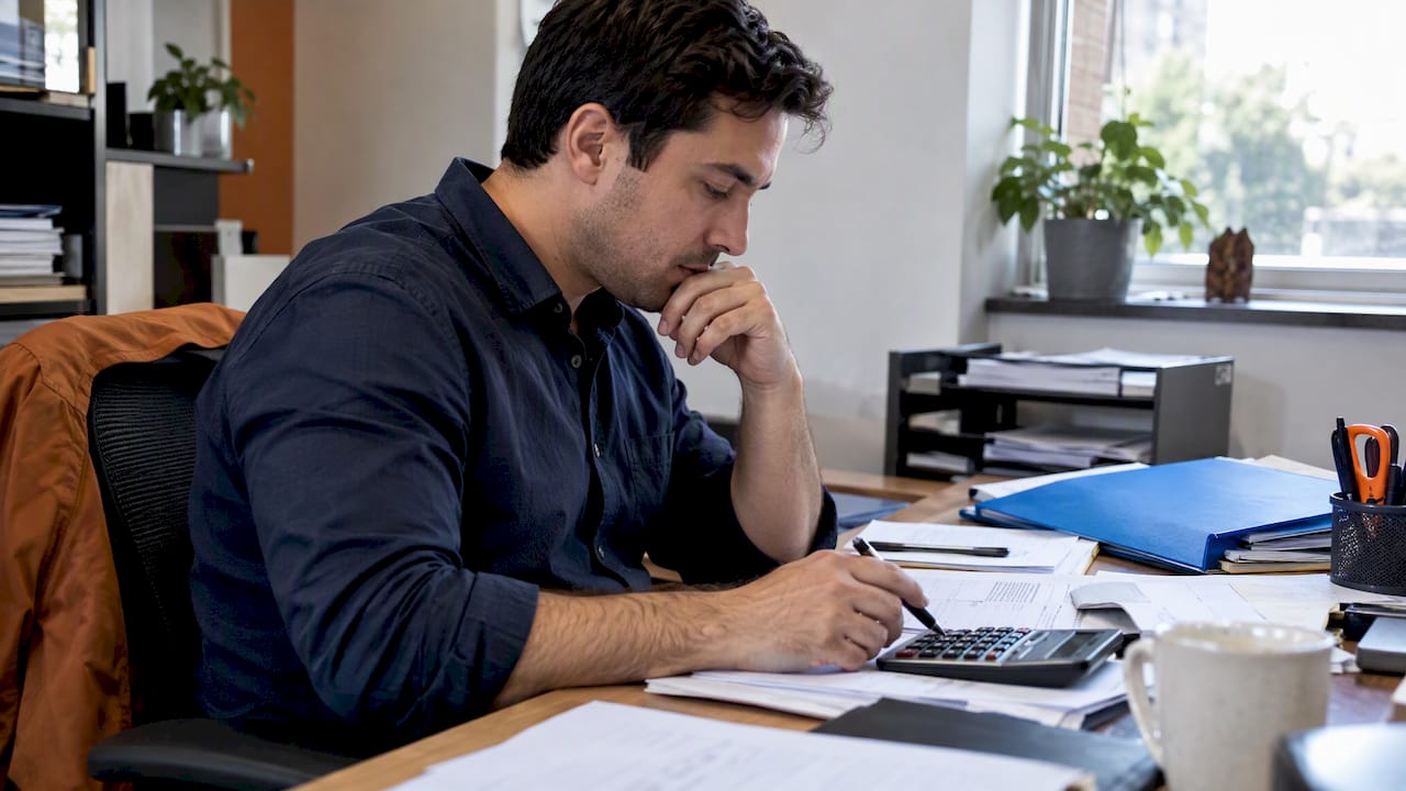 Founder calculating South African company registration costs