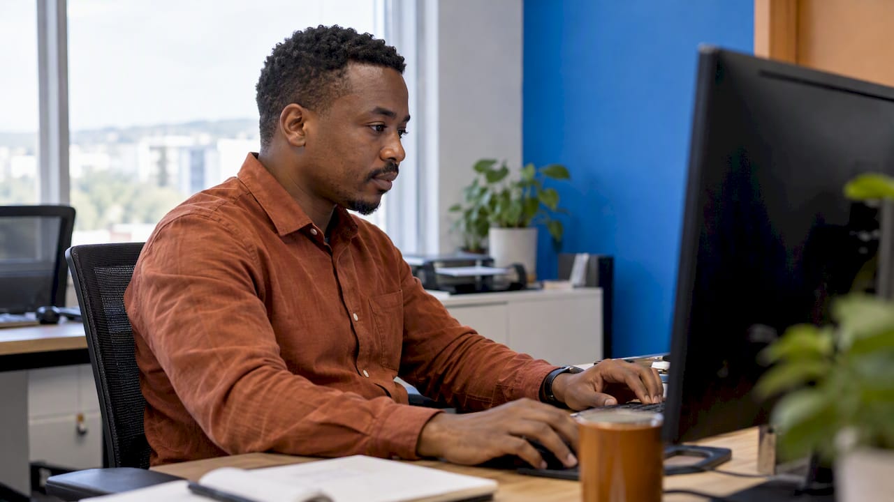 HR specialist mapping employee data to payroll